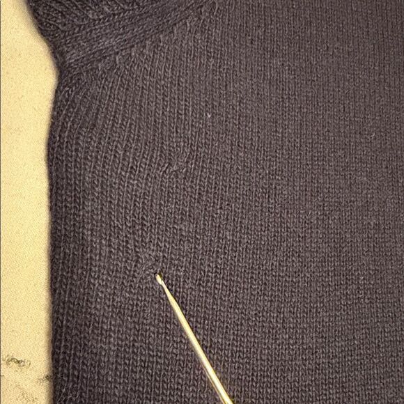 Henry Cotton’s Men XL 100% Merino Wool Knit Polo Sweater Navy Blue Long Sleeve - Picture 8 of 9